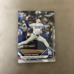 Yoshinobu Yamamoto Topps Now カードのサムネイル