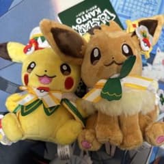 ポケパークカントー マスコット キーホルダー ピカチュウ イーブイ