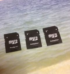 MicroSDカードアダプタ3枚セットのサムネイル