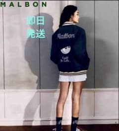 M マルボンゴルフ MALBON GOLF 　シャツ　スタジャン　ジャケット S マルボンゴルフ MALBON GOLF シャツ スタジャン ジャケット - メルカリ