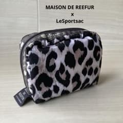 メゾンドリーファー × レスポートサック コラボ ヒョウ柄ポーチ