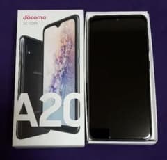 Galaxy A20 ブラック 32 GB docomoのサムネイル