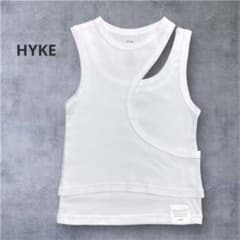 美品 HYKE LAYERED TANK TOP タンクトップ ダブルショルダー - メルカリ