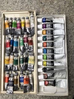 【画材セット】ぺんてる・絵具・筆・パレットのサムネイル
