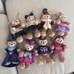 ダッフィー シェリーメイ ぬいぐるみバッジ 8点セット まとめ売り