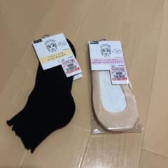 値下げ プチプラのあや 靴下 ブラックのみのサムネイル