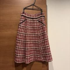 31 Sons de mode ツイードフレアスカート レッド系のサムネイル
