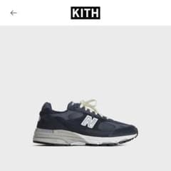 KITH New Balance 993 26cm u993hk ネイビー - メルカリ