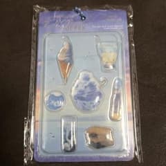 満月珈琲店 moon sweet seal キーホルダー 青