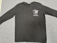 CONFUSE 長袖Tシャツ スカルプリント ブラック Mのサムネイル