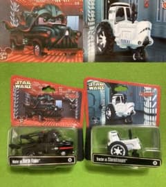 ディズニーカーズ STAR WARS 新品 ダースメーター&ストームトラクター