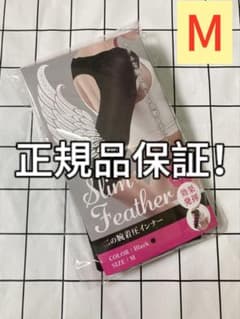 ⭐新品未開封⭐ スリムフェザー m 猫背改善　着圧　　二の腕シェイパー　p843のサムネイル