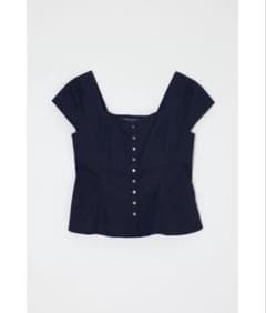 MOUSSY BUTTON UP FITTED ブラウス　Mのサムネイル