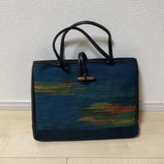 希少品　北海道旭川優佳良織　バック　未使用　ユーカラ 美品！旭川伝統工芸 優佳良織工芸 トートバッグ ユーカラ織 北海道