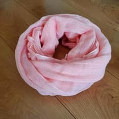 【新品】リネンコットンストール　大判のサムネイル