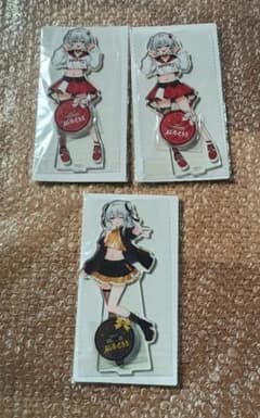 GIGO限定　猫麦とろろ　アイドルコレクション　アクリルスタンド計3個　新品
