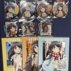 くじQ 桜島麻衣 缶バッジ アクリルキーホルダー ミニ色紙 10点 - メルカリ