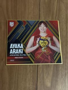 バレーボール女子日本代表2026トレーディングmini色紙のサムネイル
