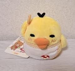 ☆ 신품 미사용 리락쿠마 [숲에서 먼지 봉제 인형 ~ 키이로이토리 ~] 태그 첨부 ☆