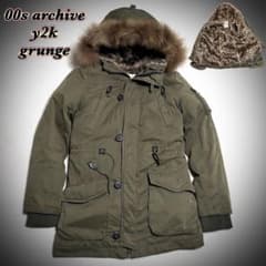 希少 y2k アーカイブ モッズコート ミリタリー N3B レオパード