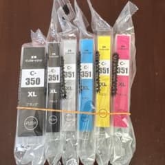 互換インクカートリッジ C-350 C-351 XL 6色セットのサムネイル
