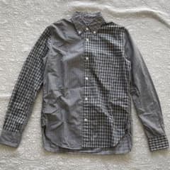 COMME des GARCONS HOMME ギンガムチェック長袖シャツ XS