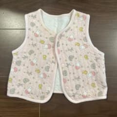 ミッフィー　赤ちゃん部屋着ベスト　50〜70のサムネイル