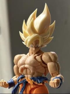 shfiguarts 전설의 슈퍼 사이어인 손오공 커스텀 헤드 파트