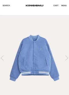 King Gnu CEN+RALSTADIUMJACKETスモーキースカイブルー King Gnu CEN+RALSTADIUMJACKETスモーキースカイブルー - メルカリ