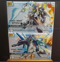 【2機セット】HG ガンダムヘリオス／HG ガンダムリヴランスヘブンのサムネイル