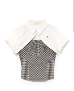 ANDMARY Myra shirt set トップス ブルー - メルカリ