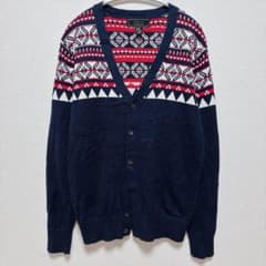 Forever 21 Nordic Cardigan, V-neck, Long Sleeve Ribbed, XS, Navy
