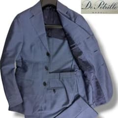 美品 デペトリロ Napoli モヘヤミックス ソリッドスーツ ネイビー 44 美品 デペトリロ Napoli モヘヤミックス ソリッドスーツ ネイビー 44