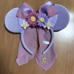 ディズニー カチューシャ 花飾りのサムネイル