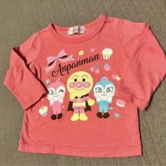 アンパンマン長袖Tシャツ　90 ピンクのサムネイル