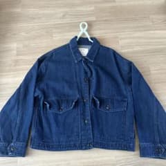 MOUSSY ダークブルー デニムジャケット FREEサイズ