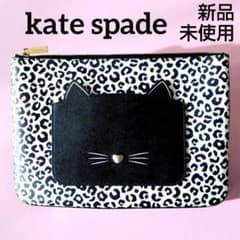 kate spade 猫柄、アニマル柄 ポーチ、クラッチバッグ - メルカリ