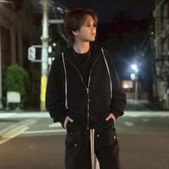 rick owens ジップパーカー　ブラックのサムネイル