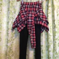 新品未使用品‼️腰巻風スカートレギンス付き❤️のサムネイル
