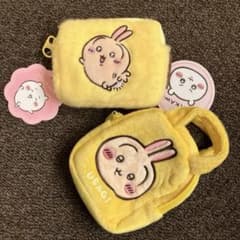 ちいかわ ふわふわミニポーチ てのひらバッグ うさぎ てのひらバック　小物入れ