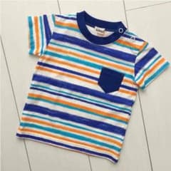 新品‼︎カラフル ボーダー 半袖Tシャツ 80のサムネイル