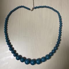 グリーン ビーズネックレス グラデーションのサムネイル