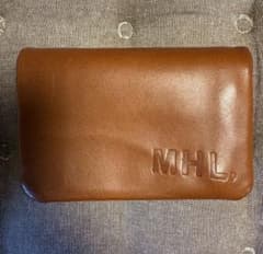 MHL. 三つ折り財布 ブラウン レザーのサムネイル