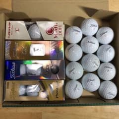【未使用】Titleist  9個DUNLOP  3個　ロストボール12個のサムネイル
