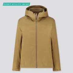 UNIQLO ブロックテックパーカBROWN Lのサムネイル