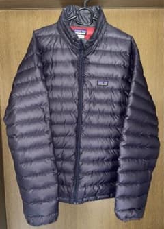 良品パタゴニアpatagoniaダウンセーターMジャケット紫のサムネイル