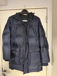 PRADA プラダ ダウンジャケット フード付き ネイビー　　SGH047