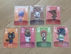 매달린 도부츠의 숲 amiibo 카드 제1탄 7장 세트