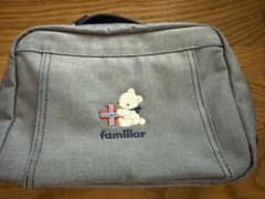familiar ファミリア おむつポーチ　離乳食ケース　ミルクケース　産院限定のサムネイル