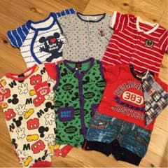 70㎝ロンパース★ベビードール二枚入り！のサムネイル